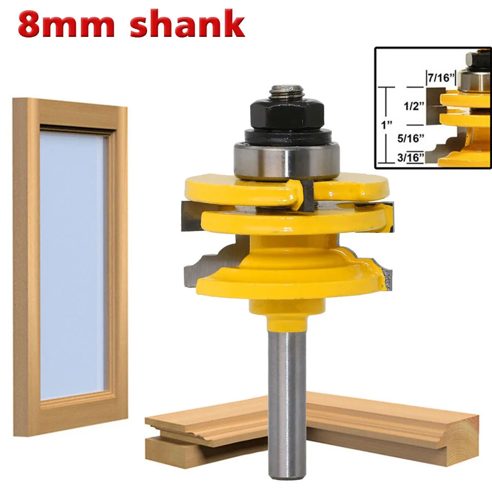 

milling cutter woodwork Router Bit Shank Tenon Cutter Woodwork Milling Cuttersnon knife end mill cutter cnc mill