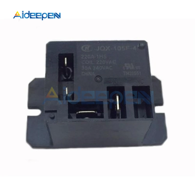 

1Pcs JQX-105F-4-220V-1HS Relay Air Condition Relay AC 220V 30A HF105F 4 Pin For Air Conditioner