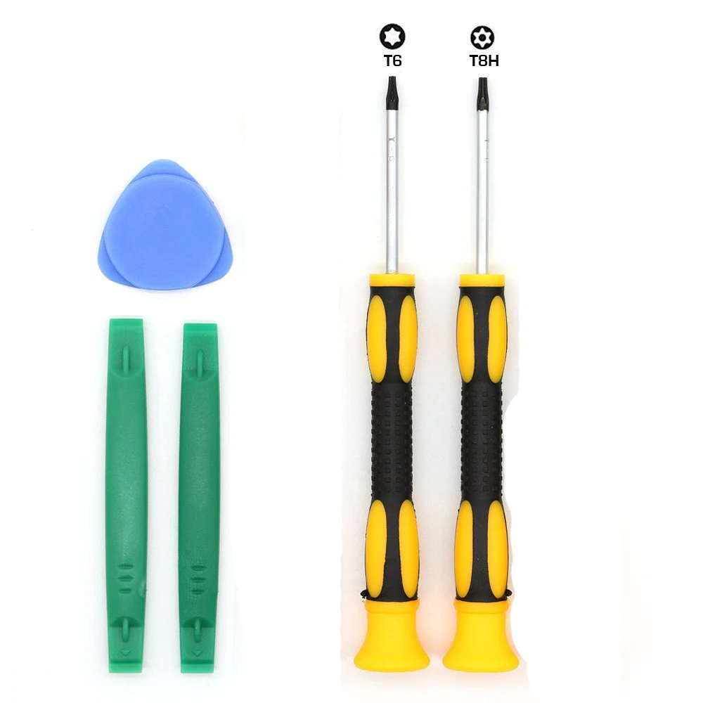 5Pcs T6 T8H Torx Screw Driver With Electronics Prying Tool for Xbox One