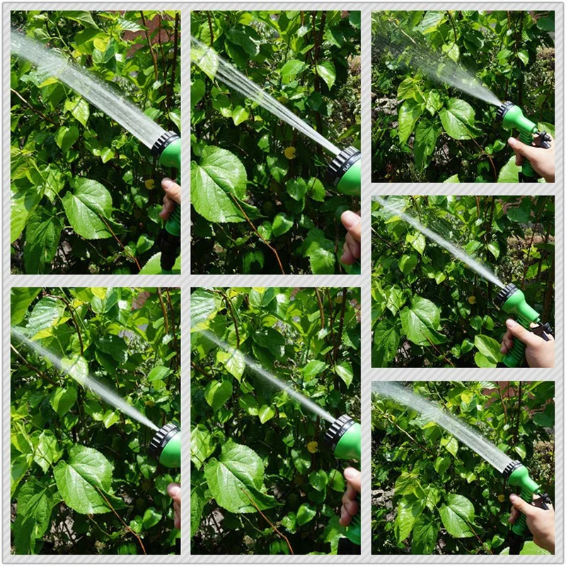 75 FT Flexible Garden Water Hose Magic+Spray Gun Wash Pipe Rubber Retractable Watering Expandable Hoses Garden Supplies Manguera