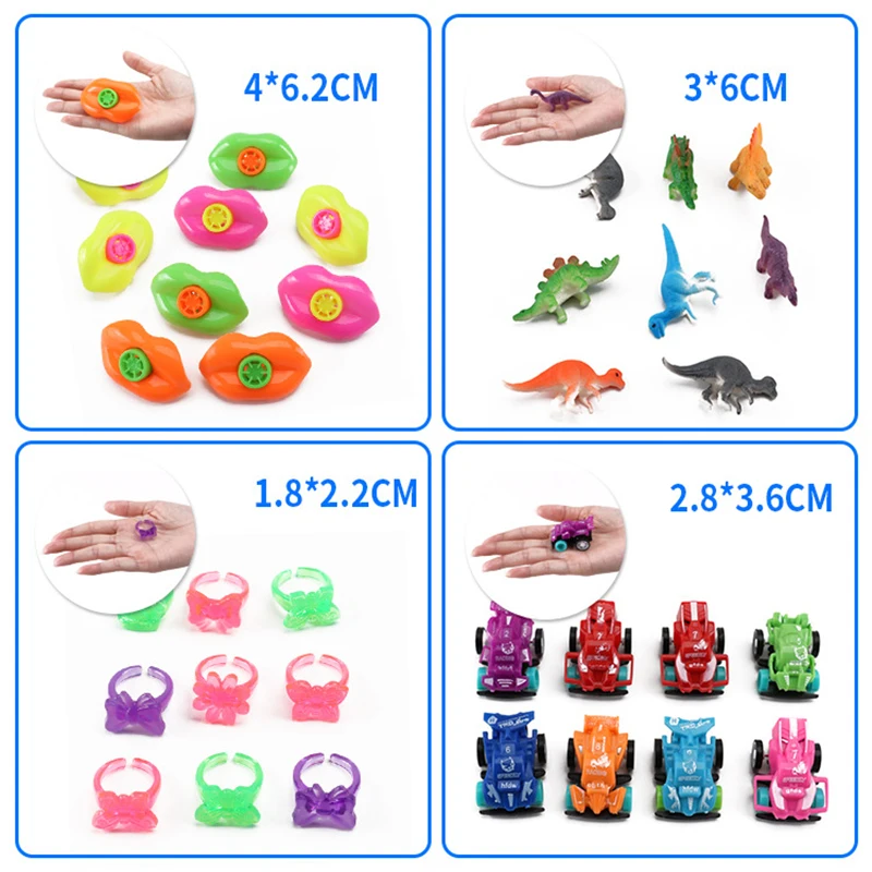 120Pcs Kids Birthday Party Favors Pinata Filler Assorted Gift Toys Set Treasure Box Prizes Novelty Toys for Kids Birthday Gift