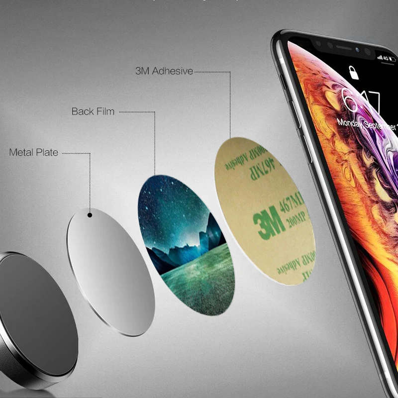 DIY-Metal-Plate-Magnetic-Disk-For-Car-Magnet-Iron-Sheets-For-Mount-Phone-Holder