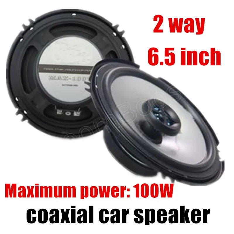 1 pair High quality car coaxial speaker motorcycle audio amplifier 6.5