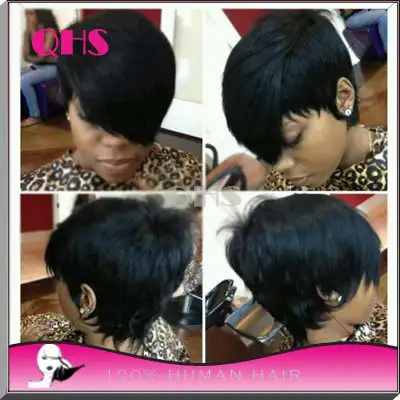 Cheap Human Wig African American Short Wigs For Black Women Short