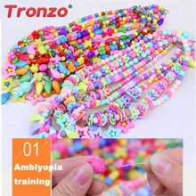 DIY Bracelects Игрушечные лошадки ювелирных изделий Дети Бусины комплект творческие подарки для детей Ассорти Пластик акрил комплект из бисера Интимные аксессуары