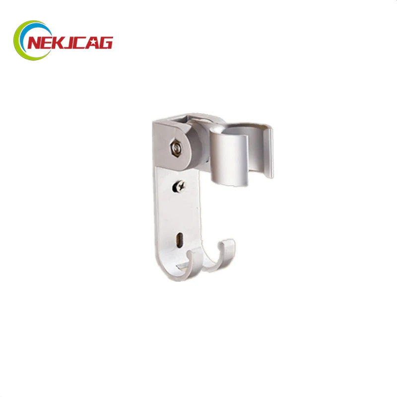Bathroom Accessories Aluminum Shower Brackets Walll Mounted Handheld Holder Bracket with Hooks | Обустройство дома