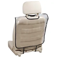 Водонепроницаемый автомобильное сиденье из ПВХ задняя крышка защитник Пылезащитно детей удар коврик защиты от Грязь прозрачный