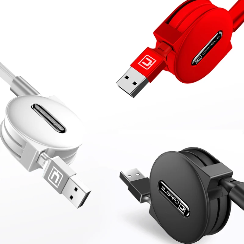 3 в 1 Micro USB для Type C Lightning Combo Мужской Выдвижной кабель зарядки данных всех