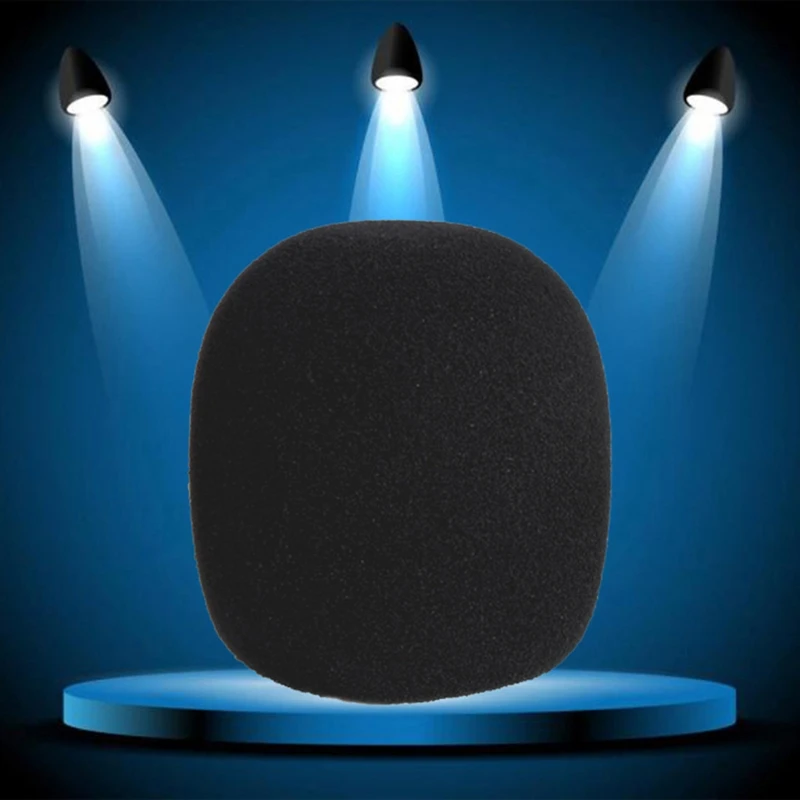 Round Ball Lavalier Microphone Foam Windscreen 5X 6mm Opening microphone cover microphone accessories microphone windscreen