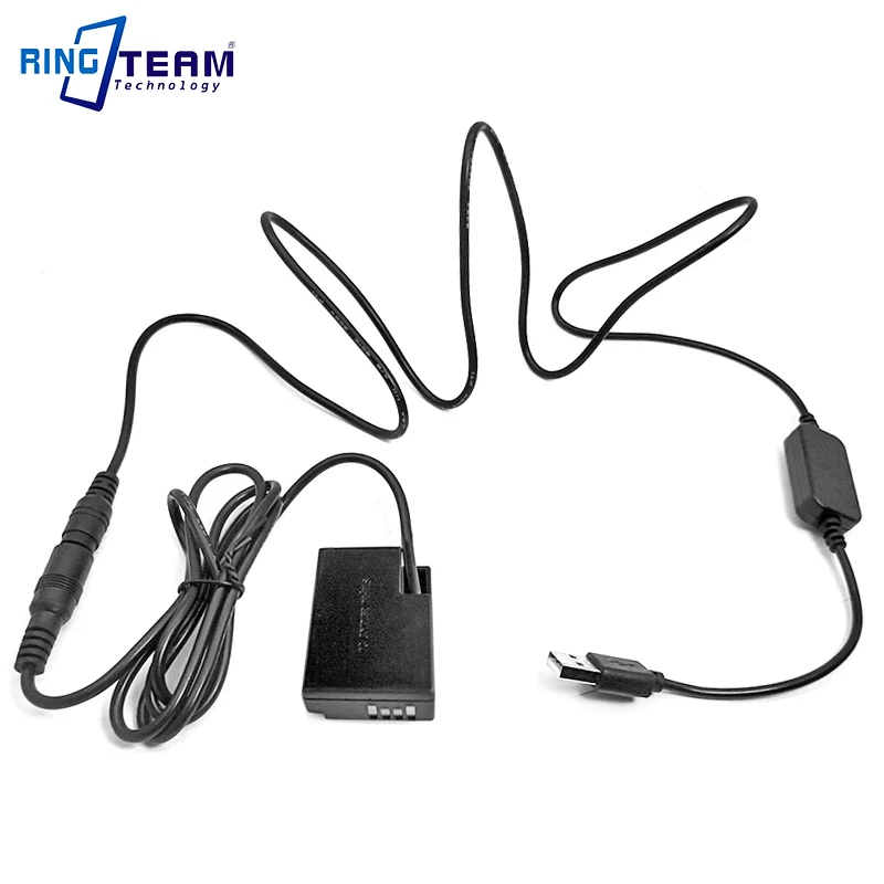 usb lp e17 dr e18 dre18 dc coupler by 5v 2 4a power bank for canon camera eos rp 77d 200d 250d 750d t6i 760d t6s 800d 8000d