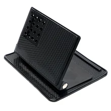 Противоскользящий коврик, автомобильный держатель для мобильного телефона, приборная панель, Противоскользящий коврик, gps кронштейн, портативный универсальный, вращающийся на 360 градусов, черный