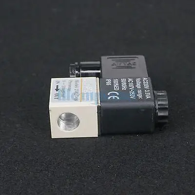 Пневматический клапан 1/4 &quotBSPT AC220V 2V025 08 2 положения ходовой соленоид нормально