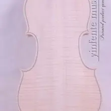 4/4 скрипка незавершенной клена пламени русский ель Топ Белый Скрипка тела#2044