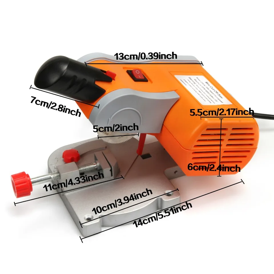 Mini 6000rpm 2 Cutting Machine Bench Cut Off 0 45 Degrees Miter