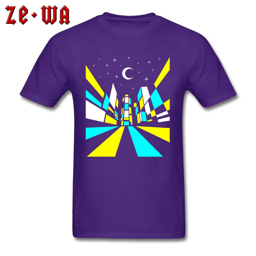 Men Plain Cool Tops Tees O-Neck VALENTINE DAY 100% Cotton T-shirts cosie Short Sleeve NEW YORK NIGHT T-Shirt Top Quality NEW YORK NIGHT purple