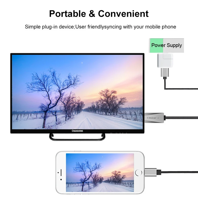 iOS Телефон HDMI кабель HD tv USB AV адаптер Аудио Видео конвейер Шнур для iPhone 5 6 7 8 Plus X XS MAX XR iPad подключение к телевизору