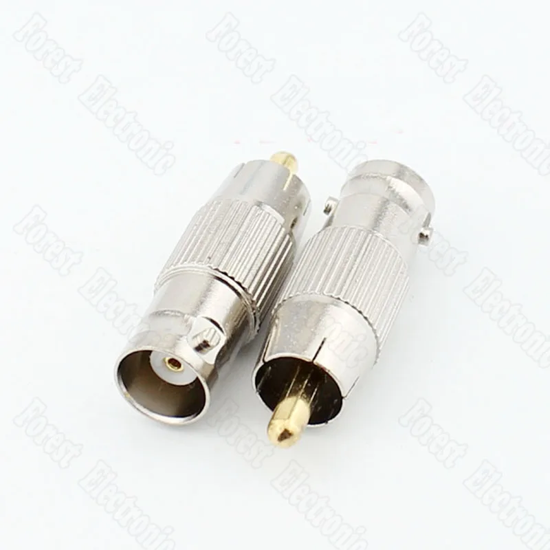 

10pcs/lot BNC Female To RCA Male Connector AV To Q9 Female Connector Q9 Female To Male Lotus Connector All Copper