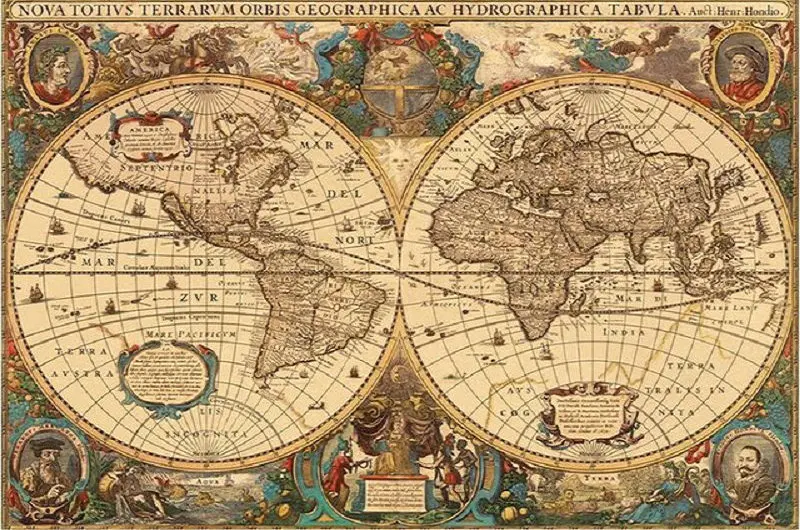 DIY-5D-Diamond-Mosaic-picture-Diamond-Painting-Cross-Stitch-world-map-pattern-Full-Round-diamond-Embroidery | Дом и сад