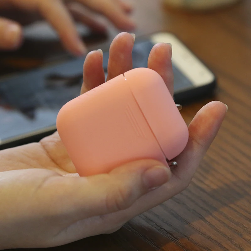 BUBM силиконовый чехол для наушников Apple AirPods Bluetooth беспроводные наушники