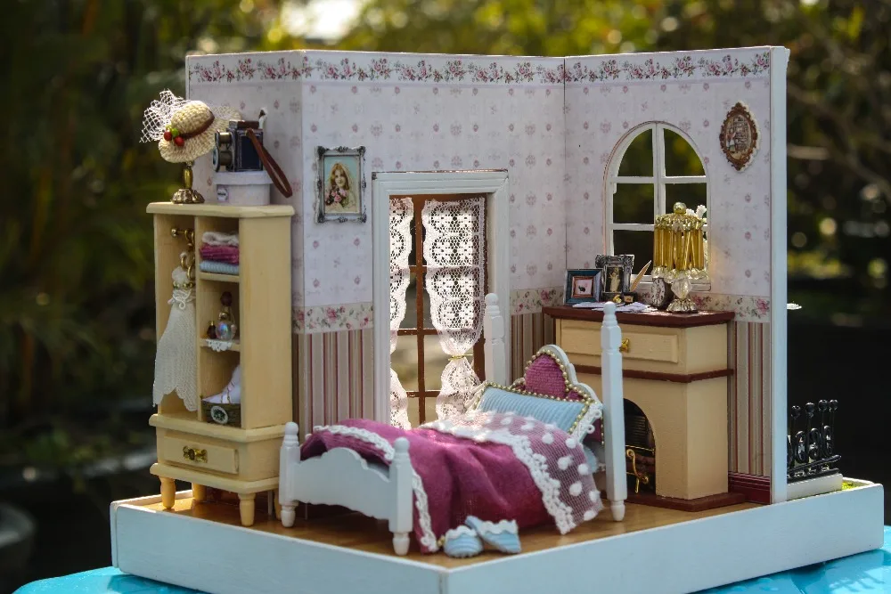 Стиль День рождения/Валентина/Хэллоуин/рождественские подарки DIY 3D набор миниатюрных моделей сборные игрушки креативный дневник кукольный домик