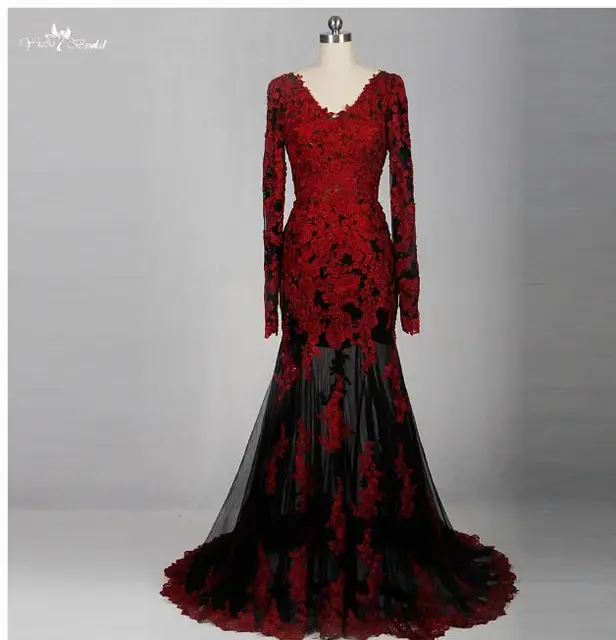 red and black dresses for weddings