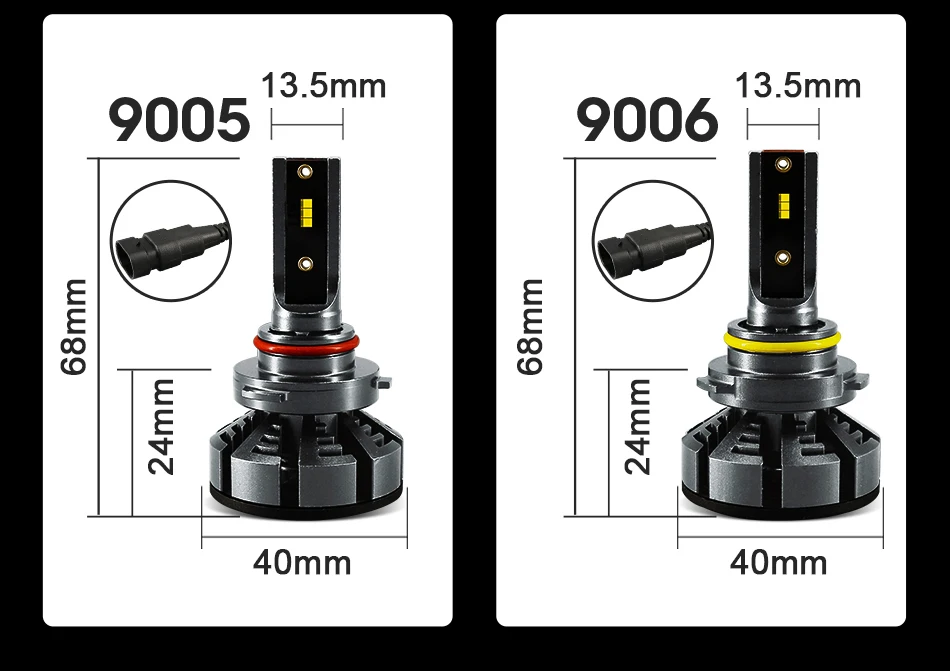 HLXG 4300K 12V H7 светодиодный H4 с Lumi светодиодный s luxion ZES чипы Автомобильные фары лампы H1 светодиодный H11 H8 HB3 9005 HB4 9006 Авто лампы теплый белый