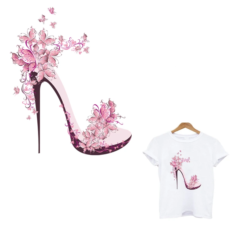 

Butterfly heels patch ironing applications stripe iron patches for clothing stripes for clothes application of one another tops