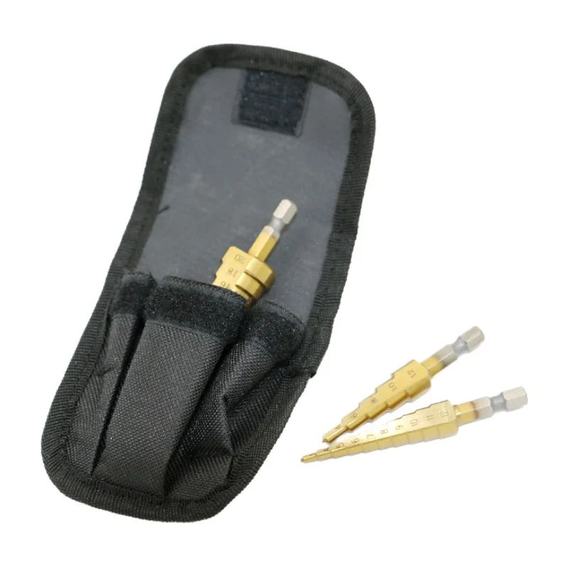 

2019 New Multi Functional Cone Tower Shape Drilling Hole Cutter Titanium Coated Steel Step Drill Bit Tool Power Tools