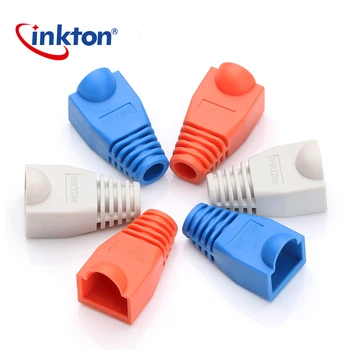 

Inkton 50/100pcs Cat5e Colors Plug Ethernet Cable High Quality Dust Socket Boot Caps RJ-45 Adapter For 6mm Network Connector