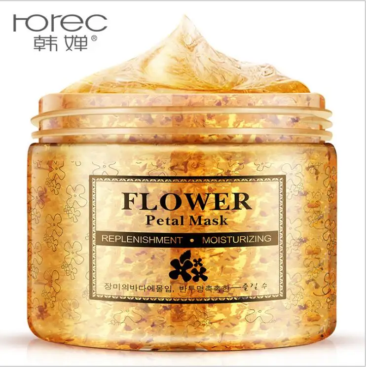 

Flower Petals Mask hydrating face mask Whitening Hydrating Moisturizing Washable day and night mask Anti-Aging Skin Care