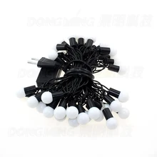 6 м/упак. 40 светодиодный s AC 220 v EU штекер внутренний и наружный светодиодный шарик световая вспышка для свадебного украшения светодиодная гирлянда, освещение