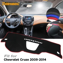 Для Chevrolet Cruze 2009- крышка приборной панели автомобиля Избегайте светильник коврик интерьер стол Инструмент платформа задняя не скользит силиконовый коврик