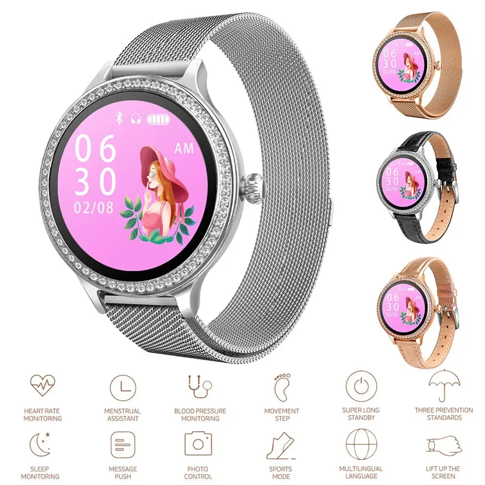 

M8 Bluetooth Smart Watch Waterproof Heart rate Wearable Device Smartwatch Wristwatch Women Fitness Tracker for Android iOS