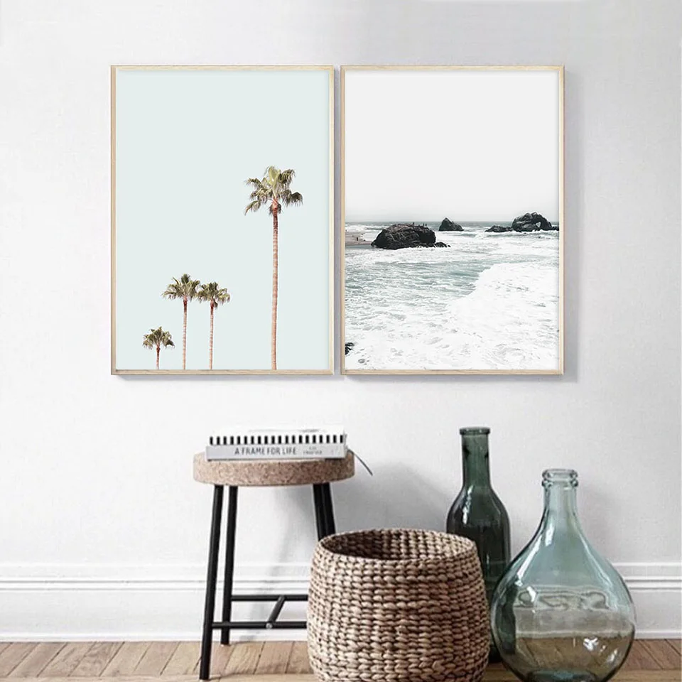 Scandinavian-Landscape-Sea-Beach-Canvas-Poster-Cow-Minimalist-Nordic-Style-Wall-Art-Print-Painting-Tropical-Decoration (1)