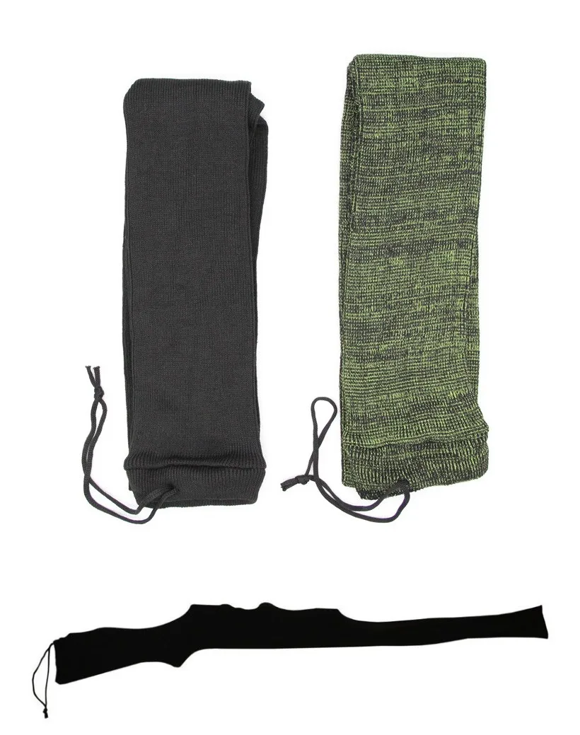 

10 pcs Tactical Hunting Gun Sock Case Shotgun Rifle Sleeve Socks Scope Cover Protector Hunting Caza Black/Green Gun Sock