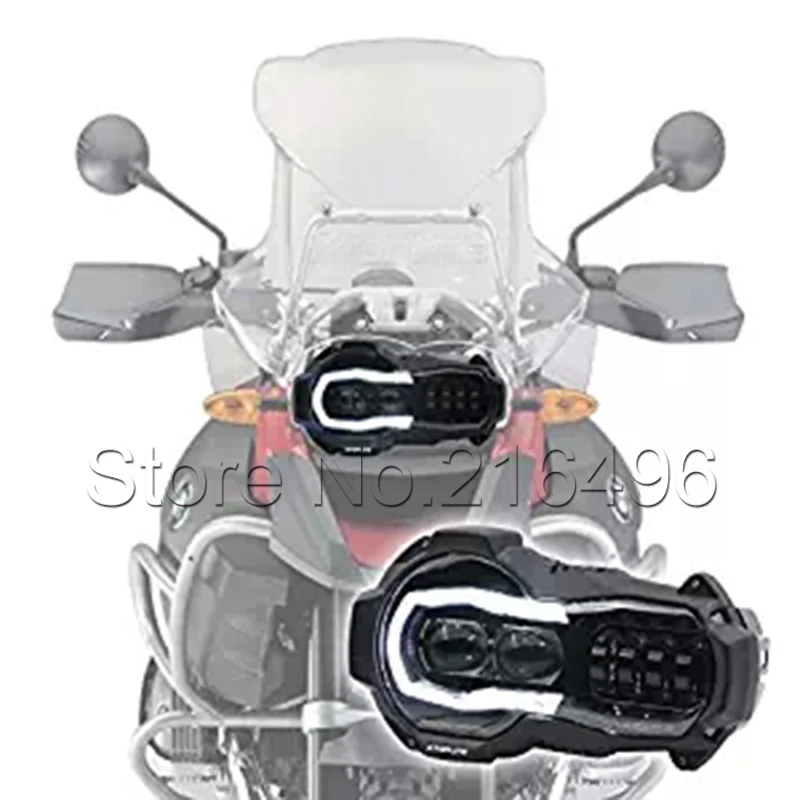  2018 LED Headlight for BMW R1200GS R 1200 GS adv r1200gs lc 2004-2012(fit oil cooler) - 32863473217