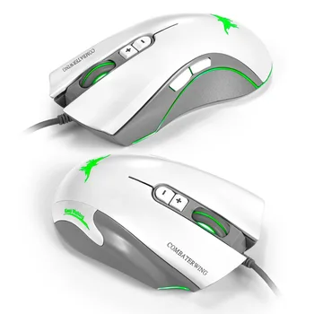 

GOOYIYO - Professional Gaming Mouse Adjustable 4800 DPI Wired Mice 7 Button 6 LED Color Ergonomics PC Computer Gamer Mouse