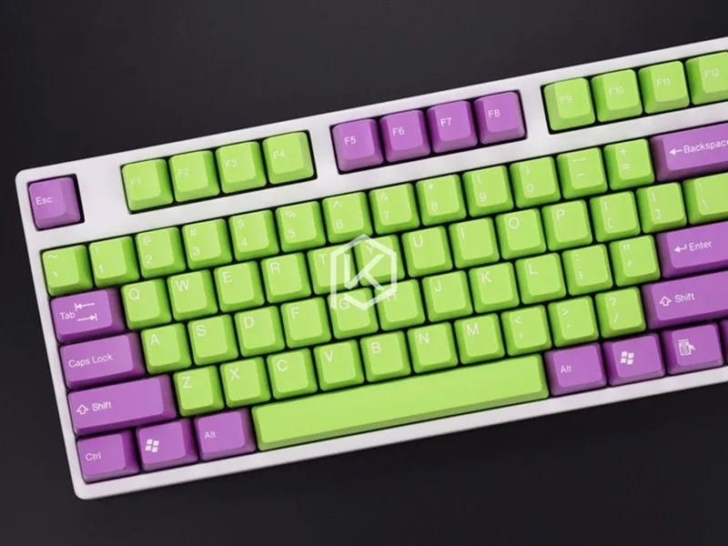 Белая клавиатура cherry mx switch 104 keycaps Taihao double shot гранит Dolch keycap OEM Многоцветный Olivette