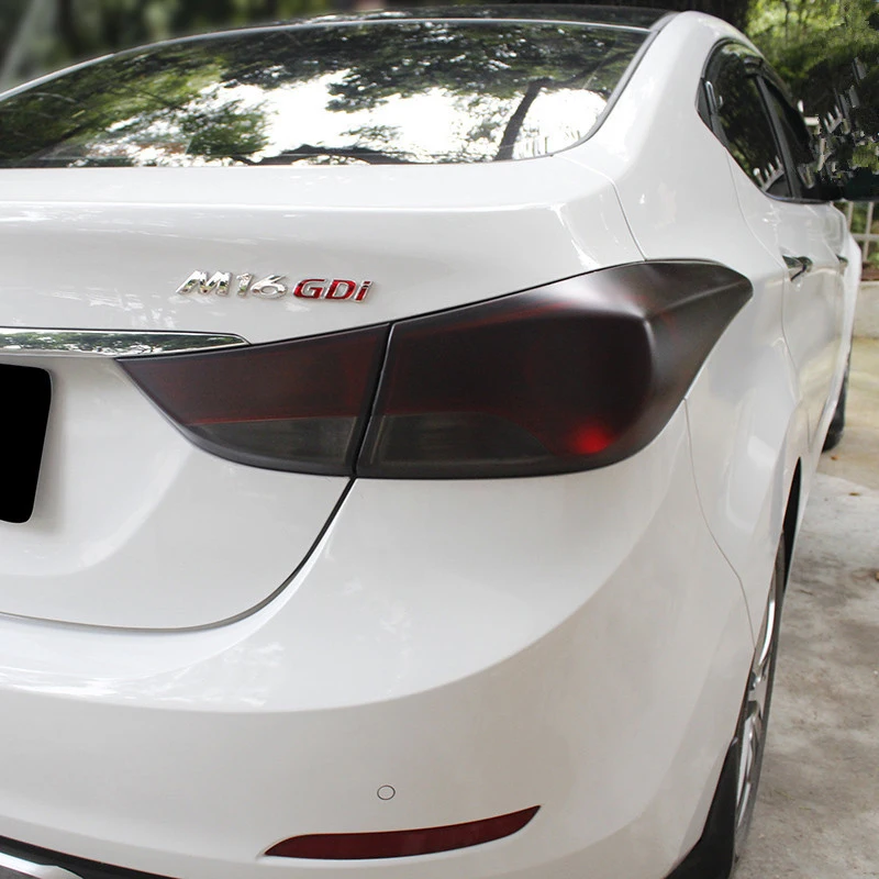 Matte Black Headlight Film Vinyl-2