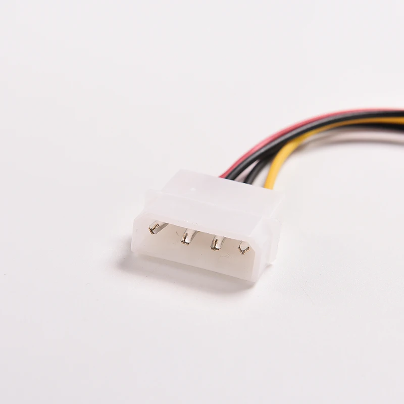 2 PCS 4Pin IDE إمدادات الطاقة إلى مرن محركات كابل محول الكمبيوتر PC كبيرة 4 p إلى 4 p الطاقة الصغيرة الحبل موصل