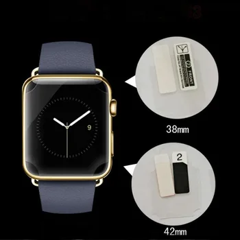 

2pcs TPU (Not glass)Soft Full Coverage Edge Protective Film For iwatch Apple Watch Series 1/2/3 38mm 42mm Screen Protector Cover