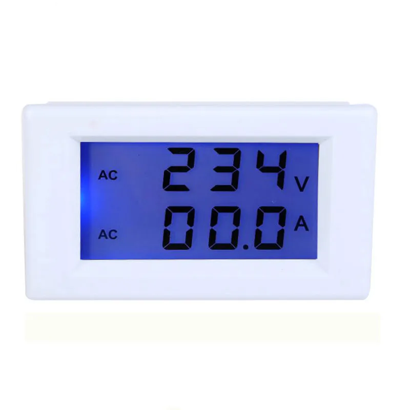 D69-2042 dual current voltage meter digital AC voltmeter ammeter watch | Инструменты