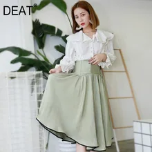 DEAT новая весенняя модная женская одежда Высокая талия полубоди юбки specailly cuted Bottes WC72106L