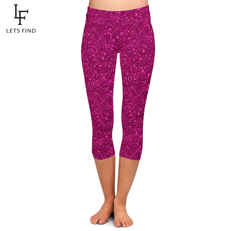 Summer Fashion Color Women 3d Galaxy Digital Print High Waist Capri Leggings Elastic Trouser Casual Leggings Plus Size Summer Fashion Color Women 3d Galaxy Digital Print High Waist Capri Leggings Elastic Trouser Casual Leggings Plus Size