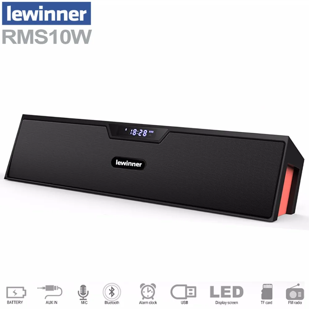 

Outdoors Bluetooth Speaker LED Soundbar Portable Wireless Loudspeaker FM radio subwoofer column With USB For Computer Phone