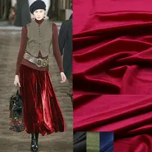 4 цвета, шелковая велюровая ткань, шелковая бархатная ткань для бархатного платья, 160 см ширина, мягкие пижамные костюмы, бархатная эластичная ткань