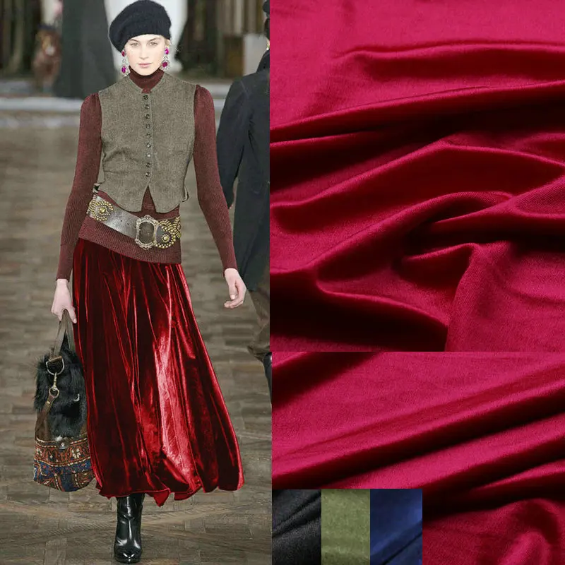 4 色シルクベロア生地シルクベルベット生地ベルベットのドレスの生地 160 センチメートル幅ソフトパジャマスーツベルベット伸縮性のある生地 Silk Velour Fabric Velour Fabricsilk Velvet Fabric Aliexpress