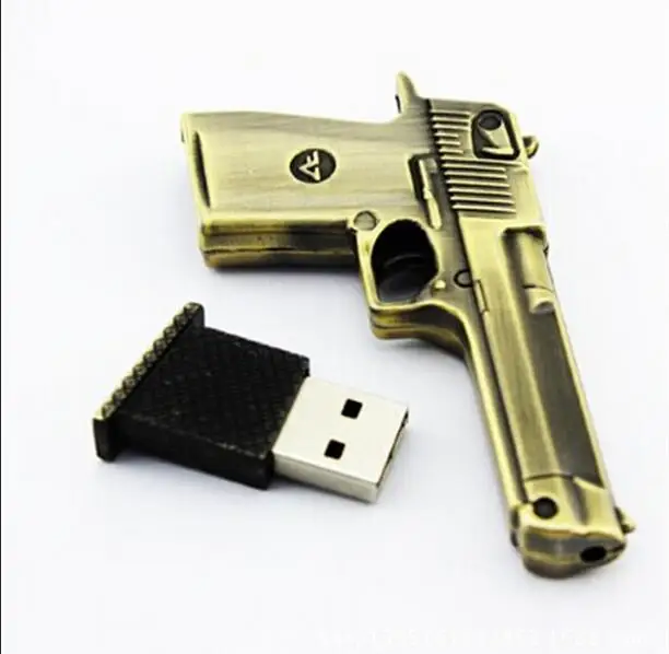 Металлический креативный 1:1 оружия на заказ usb 2,0 версия флэш-карты памяти