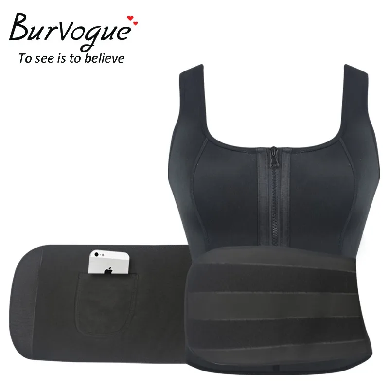 Burvogue Shaper жилет Для женщин талия термобелье для тренировок тела корректирующие пояса для похудения Shaper Фирма Управление талии Cincher корректирующее белье Плюс