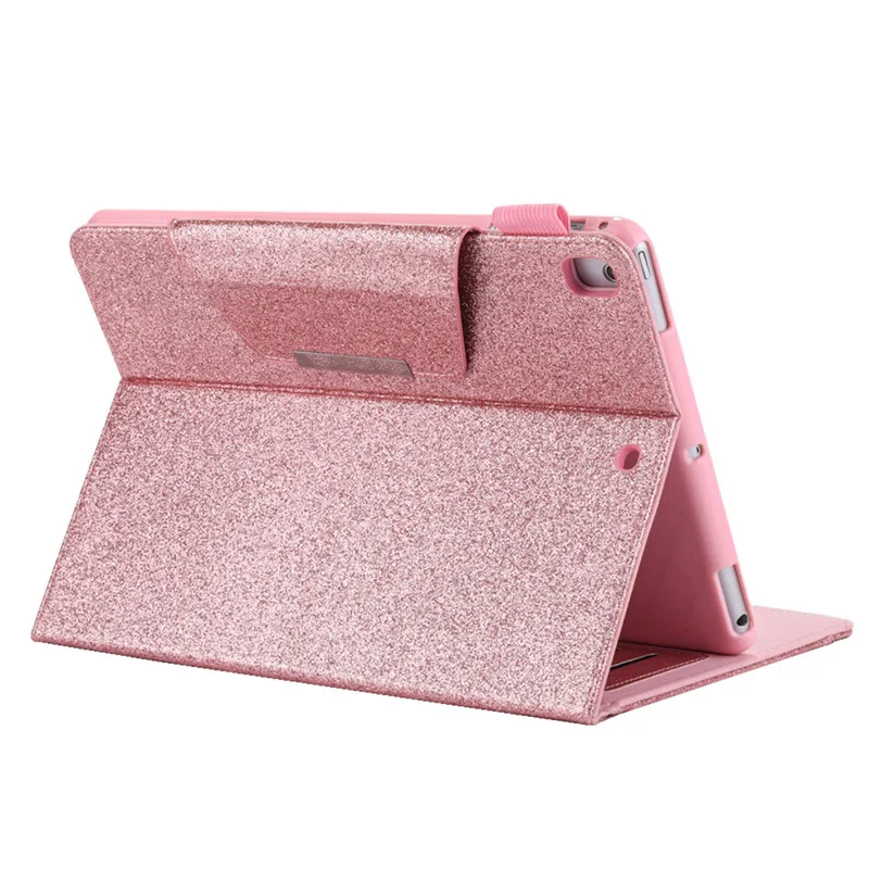 Wekays For Apple Ipad Air Ipad 5 Glitter Bling Leather Fundas Case For Coque IPad Air IPad 5 IPad5 9.7